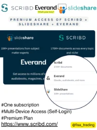 Everand, Scribd, and SlideShare Premium Liftime Accounts: Multi-Device Access